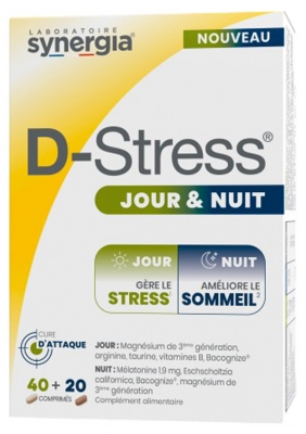 Synergia D-Stress na Dzień i na noc 60 Tabletek