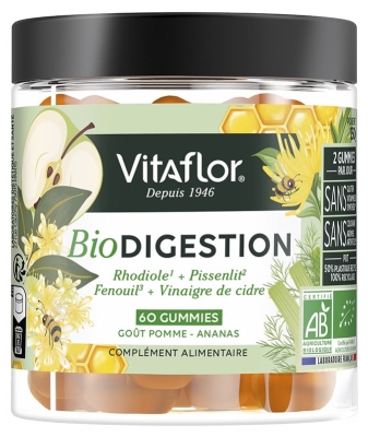 Vitaflor Organic Digestion 60 Gummies