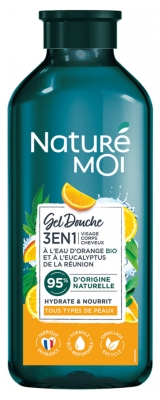 Naturé Moi 3v1 Gel za prhanje Bio pomarančna voda in Evkaliptus 250 ml