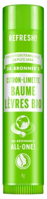 Balsam de buze Bio Dr Bronner's 4 g - Parfum: Lemon-Limette