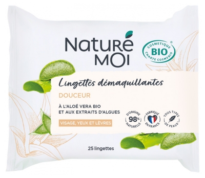 Naturé Moi Șervețele Demachiante Suavitate Bio 25 Șervețele
