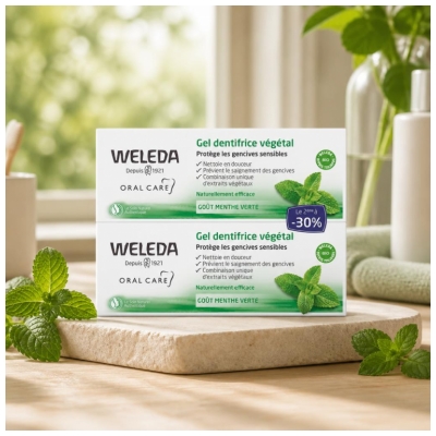Weleda Roślinna Pasta do Zębów w żelu 2 x 75 ml