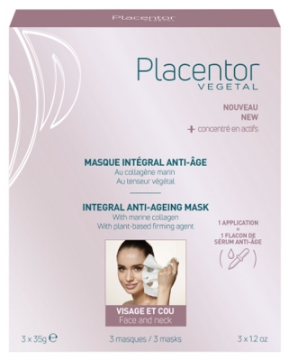 Placentor Végétal Masque Intégral Anti-Âge 3 x 35 g