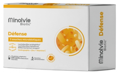 Minolvie Biotic' Abwehr 30 Vegetarische Kapseln