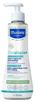 Mustela Stelatopia+ Crema Relipidante Antigraffio Biologica 300 ml