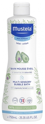 Mustela Spumă de Baie Trezirea Simțurilor cu Avocado 750 ml