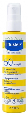 Mustela Sončni razpršilec Visoka zaščita Dojenček-Otrok-Družina ZF50 200 ml
