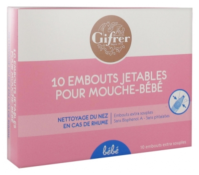 Gifrer 10 Boquillas Desechables para Aspirador Nasal