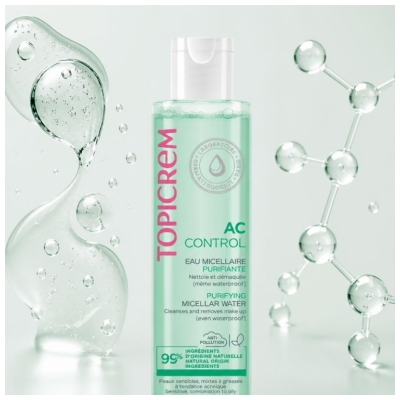 Topicrem AC CONTROL Água Micelar Purificante 200 ml