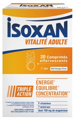 Isoxan Vitality Adult 20 Tabletek Musujących