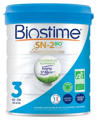 Biostime SN-2 Bio Plus 3° Età da 10 a 36 Mesi 800 g