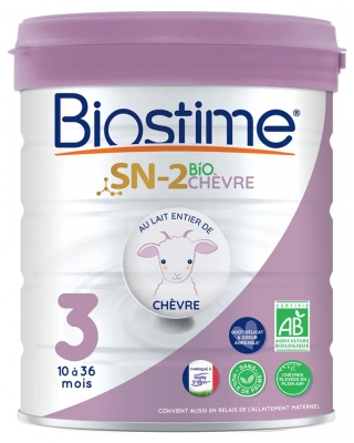 Biostime SN-2 Organic Goat 3° Età da 10 a 36 Mesi 800 g