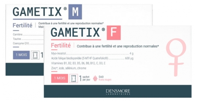 Densmore Gametix Couple Fertility: Gametix F 30 Sachets + Gametix M 30 Sachets