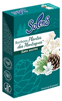 Solens Słodycze bez Cukru s Plantes des Montagnes 50 g