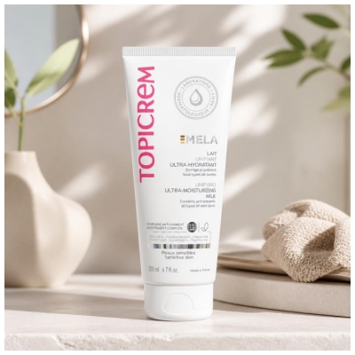 Topicrem MELA Lait Unifiant Ultra-Hydratant 200 ml