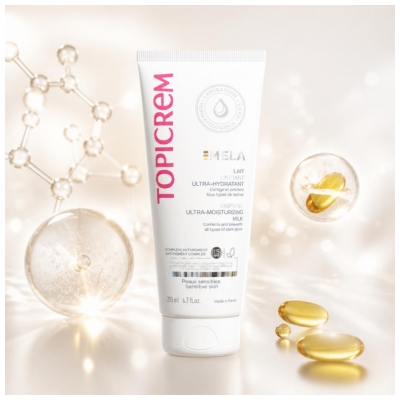Topicrem MELA Lait Unifiant Ultra-Hydratant 200 ml