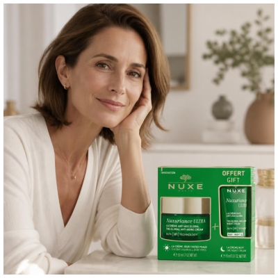 Nuxe Nuxuriance Ultra The Global Anti-Aging Cream 50ml + The Global Anti-Aging Night Cream 15ml Free