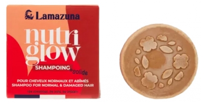 Champô Sólido Nutri Glow Lamazuna Cabelos Normais e Danificados 70 g