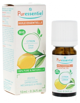 Puressentiel Olejek Eteryczny z Cytryny (Citrus Limon) Organiczny 10 ml