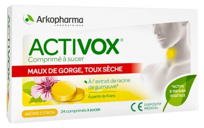 Arkopharma Activox Comprimé à Sucer 24 Comprimés