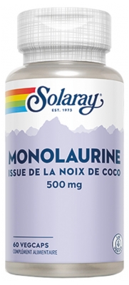Solaray Monolauryna 500 mg 60 Kapsułek Roślinnych