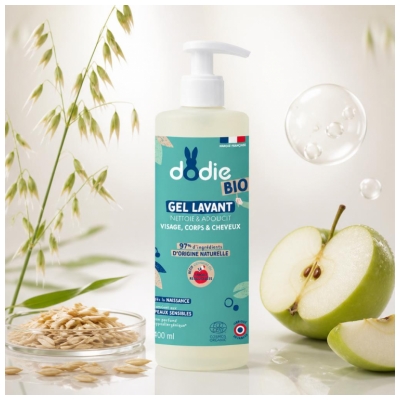 Dodie Gel de Banho Bio 400 ml