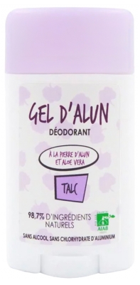 Gel d'Alun Déodorant Parfum Talc 50 ml