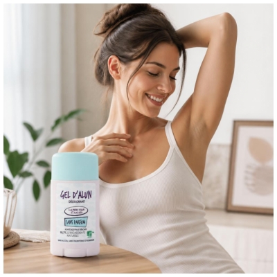 Gel d'Alun Déodorant Sans Parfum 50 ml
