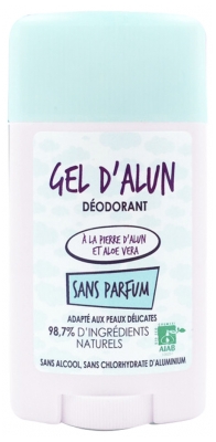 Gel d'Alun Déodorant Sans Parfum 50 ml