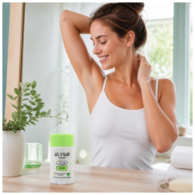 Gel de Alun Deodorant cu Parfum de Ceai Verde 50 ml