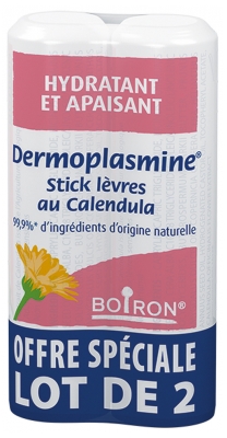 Boiron Dermoplasmine Calendula Lip Stick 2 x 4 g