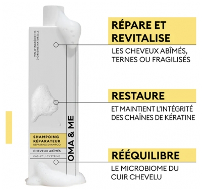 OMA & ME Shampoing Réparateur 250 ml