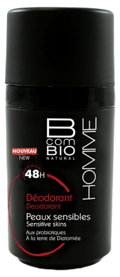 BcomBIO Maschio Deodorante per Pelli Sensibili 50 ml