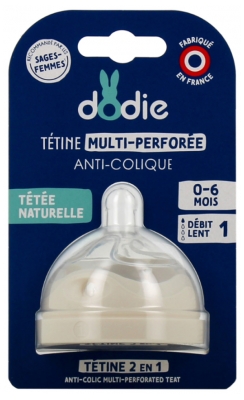 Dodie Multi-Perforirana Antikolika Duda Z My Hem Počasen Pretok 0-6 Mesecev
