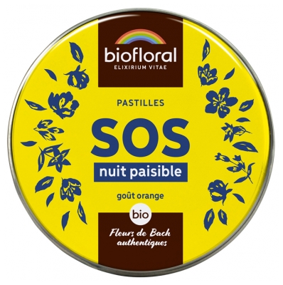 Biofloral Pastillas de Urgencia Noche Tranquila Bio 50 g