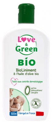 Love & Green BioLiniment su ekologišku alyvuogių aliejumi 500 ml