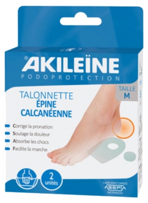 Akileïne Podoprotection Talonera Espolón Calcáneo 1 Par - Tamaño: M