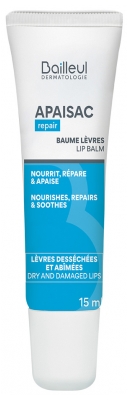 Apaisac Biorga Repair Baume Lèvres Nourrissant 15 ml