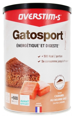 Overstims Gatosport 400 g - Saveur : Caramel Beurre Salé