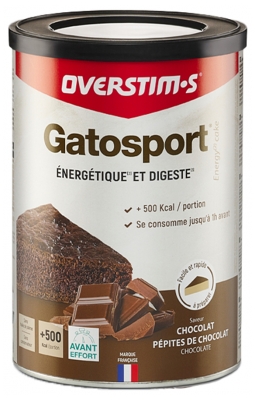 Overstims Gatosport 400 g - Saveur : Chocolat - Pépites de Chocolat