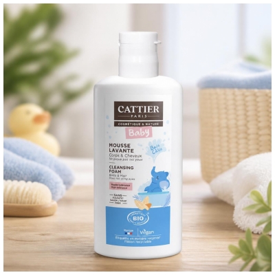 Cattier Baby Organic Hair & Body Wash 150 ml