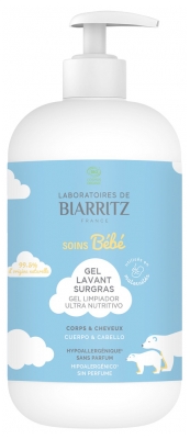 Laboratoires de Biarritz Gel Lavant Surgras Bio 500 ml