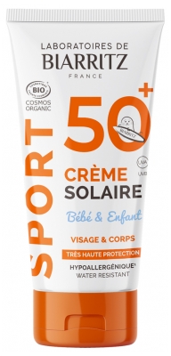 Laboratoires de Biarritz Sport Crème Solaire Bébé & Enfant SPF50+ Bio 50 ml