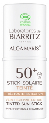 Laboratoires de Biarritz Alga Maris Stick Solaire Teinté SPF50+ Bio 9 g