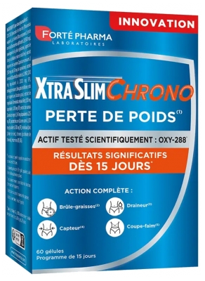 Forté Pharma XtraSlim Chrono Weight Loss 60 Capsules