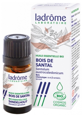 Ladrôme Aceite Esencial Madera de Sándalo (Santalum austrocaledonicum) Bio 5 ml