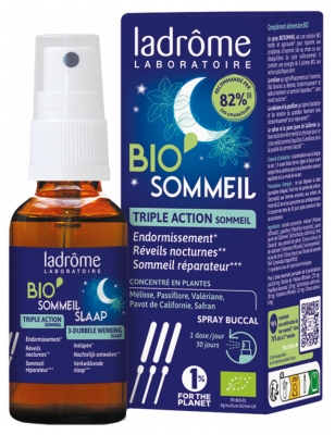 Ladrôme Bio'Sommeil Triple Action Sommeil Spray Buccal Bio 20 ml