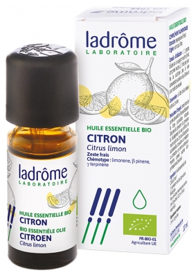 Ladrôme Ekologiškas Citrinų Eterinis Aliejus (Citrus limon) 10 ml