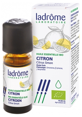 Ladrôme Organic Essential Oil Lemon (Citrus limon) 10ml