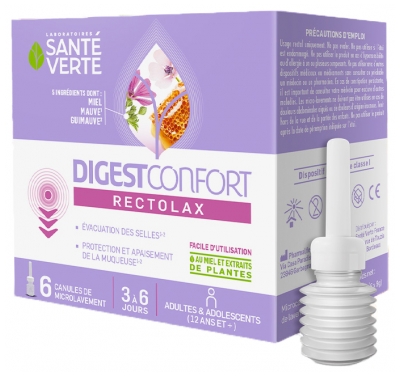 Santé Verte DigestComfort Rectolax 6 Microlavement-Kanülen